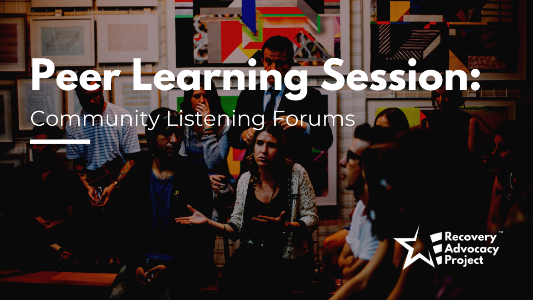 Community Listening Forums Peer Learning Session Webinar