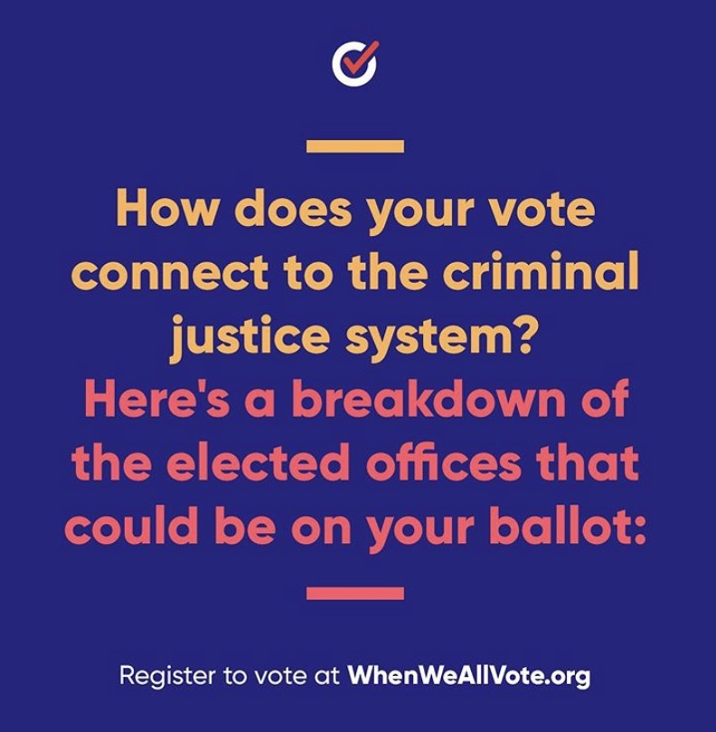 How your vote connects to criminal justice When We All Vote